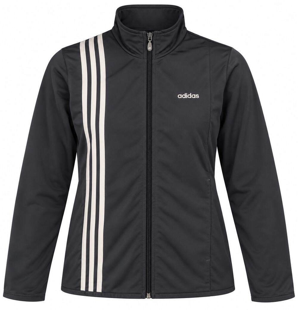 2005 Adidas Blue 3 Stripe Track Jacket Womens Large Y2K Retro Athleisure